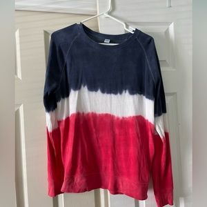 Red, White, and Blue light weight crew neck